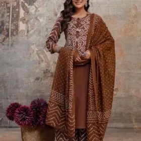 embroidered cream kurti