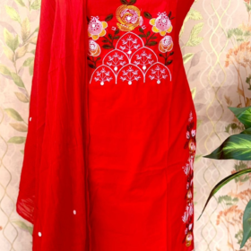 Pink color kurta set