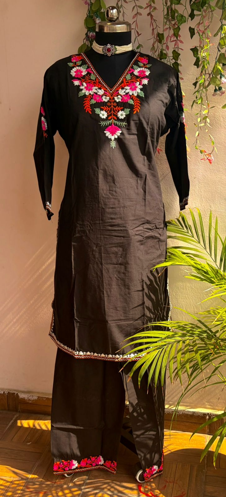 navy blue color kurta set (copy) (copy) (copy) Black co ord set