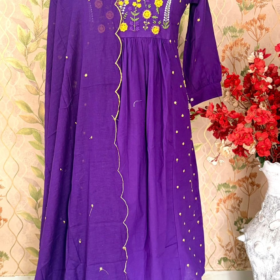 Purple Kurta Set